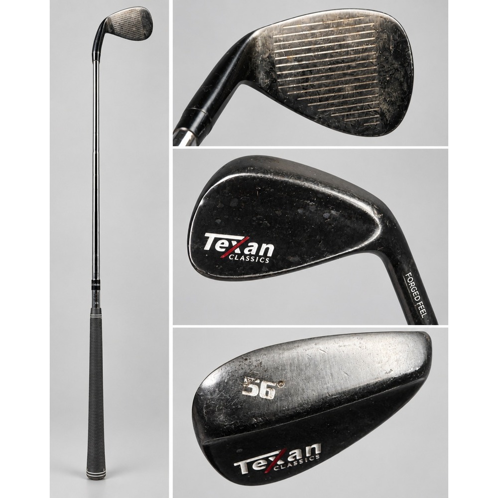 Texan Classics Forged Feel 56 Degree Sand Wedge Black Steel Right Handed 35.5in